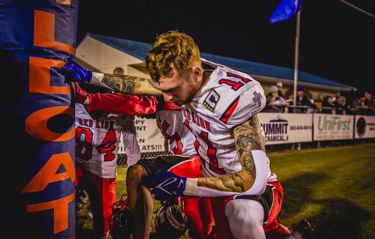 Bradyn Coleman (@bradyncoleman11) on Twitter photo Going into the semis still being overlooked! As the 7 seed we beat the 2 seed and still don’t get respect. We love the underdog story as a team just constantly proving everyone wrong and shutting the whole state up.
<a href="/RedLion_FB/">Red Lion ⚔️ Football</a> <a href="/CoachMundis/">Connor Mundis</a> <a href="/CoachVNT/">Coach Nichols-Taylor</a> <a href="/CoachNicoRogers/">Coach Nico Rogers</a> <a href="/vkehres/">Vince Kehres</a> Going into the semis still being overlooked! As the 7 seed we beat the 2 seed and still don’t get respect. We love the underdog story as a team just constantly proving everyone wrong and shutting the whole state up.
<a href="/RedLion_FB/">Red Lion ⚔️ Football</a> <a href="/CoachMundis/">Connor Mundis</a> <a href="/CoachVNT/">Coach Nichols-Taylor</a> <a href="/CoachNicoRogers/">Coach Nico Rogers</a> <a href="/vkehres/">Vince Kehres</a>
