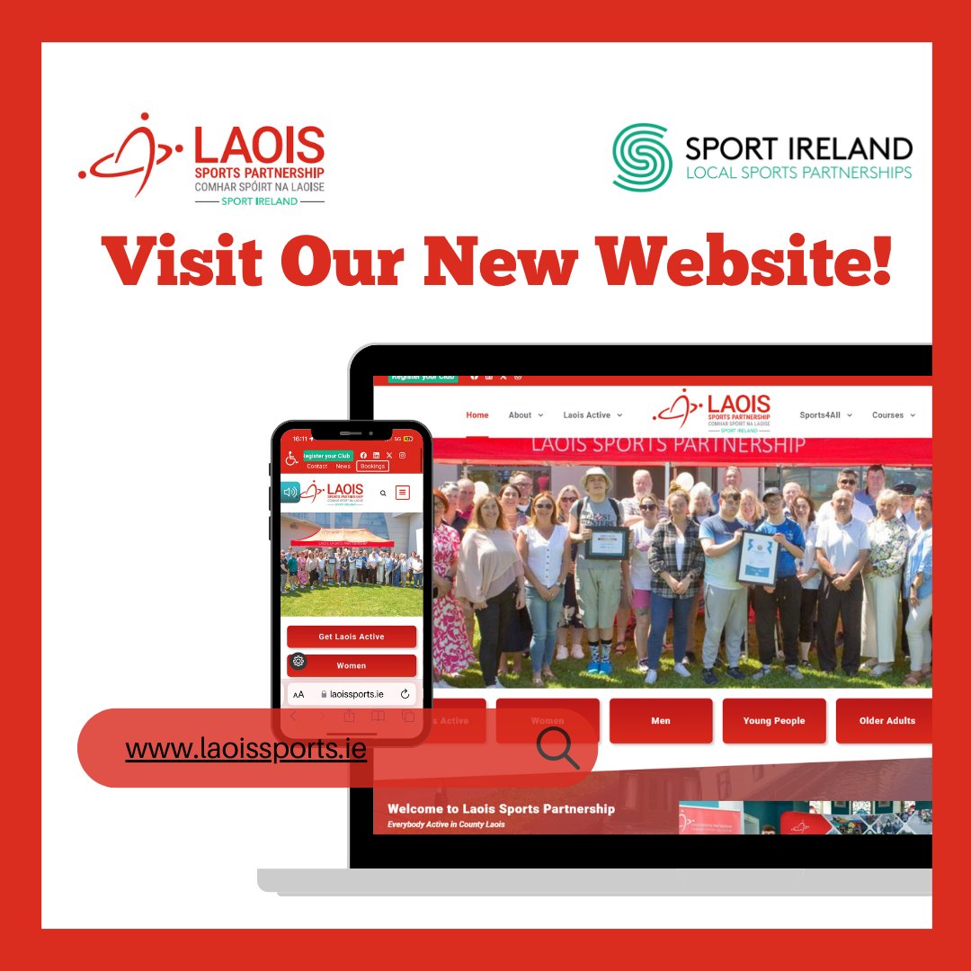 Exciting News! Our New Website is Live! 📷

📷 Explore it here: laoissports.ie