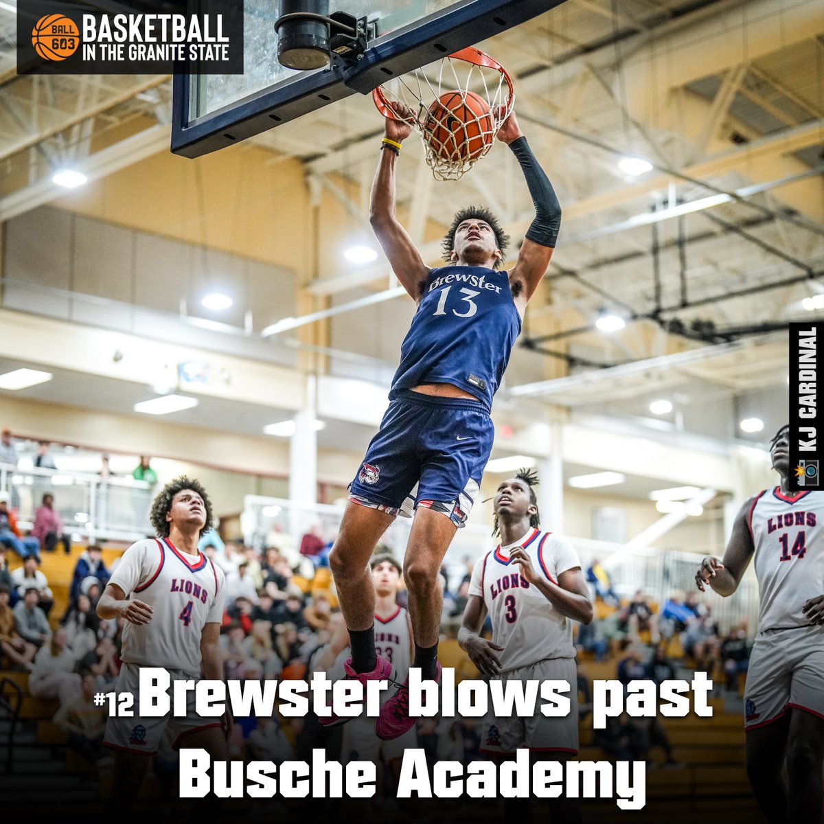 Ball 603 (@ball603nh) on Twitter photo The Brewster Academy National Team used a 36-2 first quarter to propel the Bobcats to a 119-54 victory over visiting Busche Academy on Tuesday night in Wolfeboro.
READ MORE & check out a sick full gallery of the high-flying action... ball603.com/2024/11/20/12-…
<a href="/BrewsterHoops/">Jason Smith</a> The Brewster Academy National Team used a 36-2 first quarter to propel the Bobcats to a 119-54 victory over visiting Busche Academy on Tuesday night in Wolfeboro.
READ MORE & check out a sick full gallery of the high-flying action... ball603.com/2024/11/20/12-…
<a href="/BrewsterHoops/">Jason Smith</a>