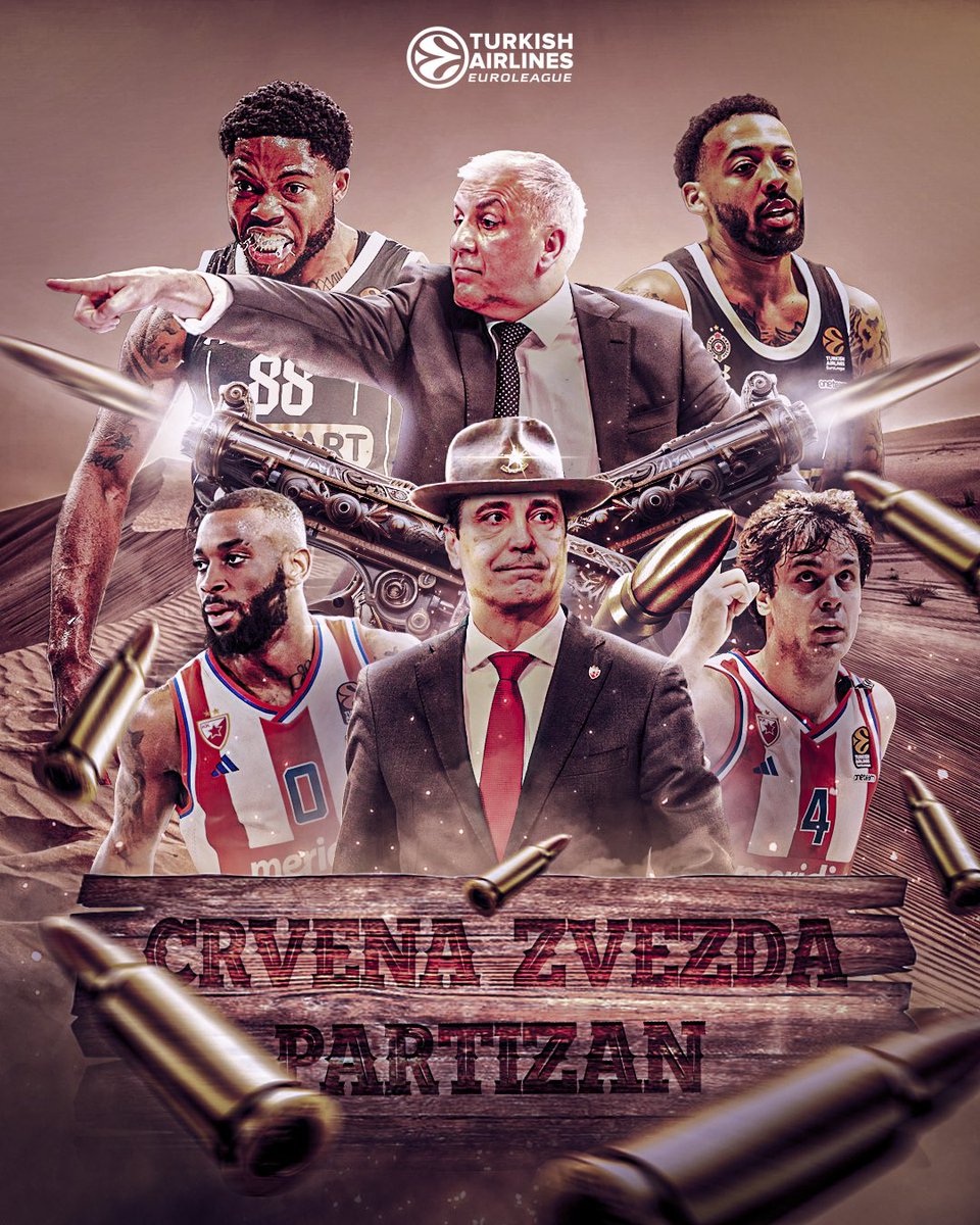 Belgrade Derby Poster Design⚜️
<a href="/kkcrvenazvezda/">KK Crvena zvezda Meridianbet</a> 
<a href="/PartizanBC/">KK Partizan Mozzart Bet</a> 
<a href="/EuroLeague/">EuroLeague</a> 

Crvena Zvezda VS Partizan on EuroLeague Thursday🏀

Support is appreciated!
@CMMPatience