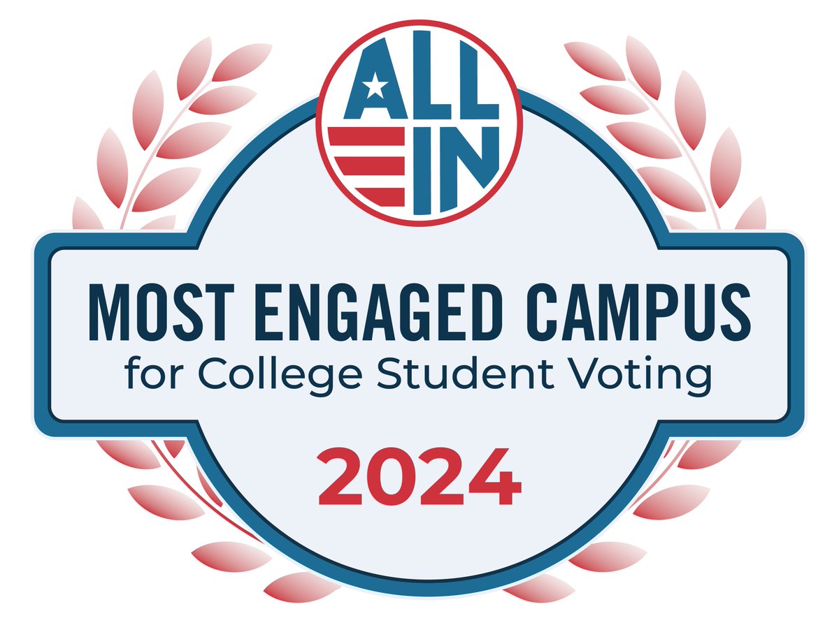 Minnesota State Mankato (@mnsumankato) on Twitter photo MSU is proud to be recognized as one of the Most Engaged Campuses for College Student Voting in 2024 by <a href="/allintovote/">ALL IN Campus Democracy Challenge</a> MSU is proud to be recognized as one of the Most Engaged Campuses for College Student Voting in 2024 by <a href="/allintovote/">ALL IN Campus Democracy Challenge</a>