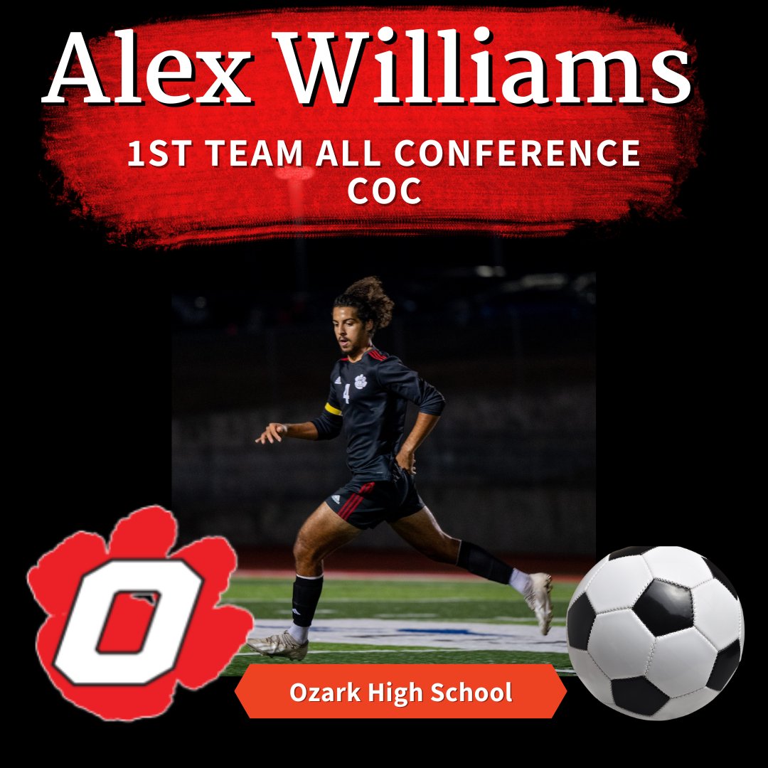Congrats to Alex Williams on earning 1st Team All COC honors! #GOzark <a href="/OzarksOzone/">Ozarks Sports Zone</a> <a href="/OzarkTigers/">Ozark Schools</a> <a href="/OzarkHS/">Ozark Tigers</a> <a href="/HeadlinerSports/">Pat Dailey/Headliner Sports</a>