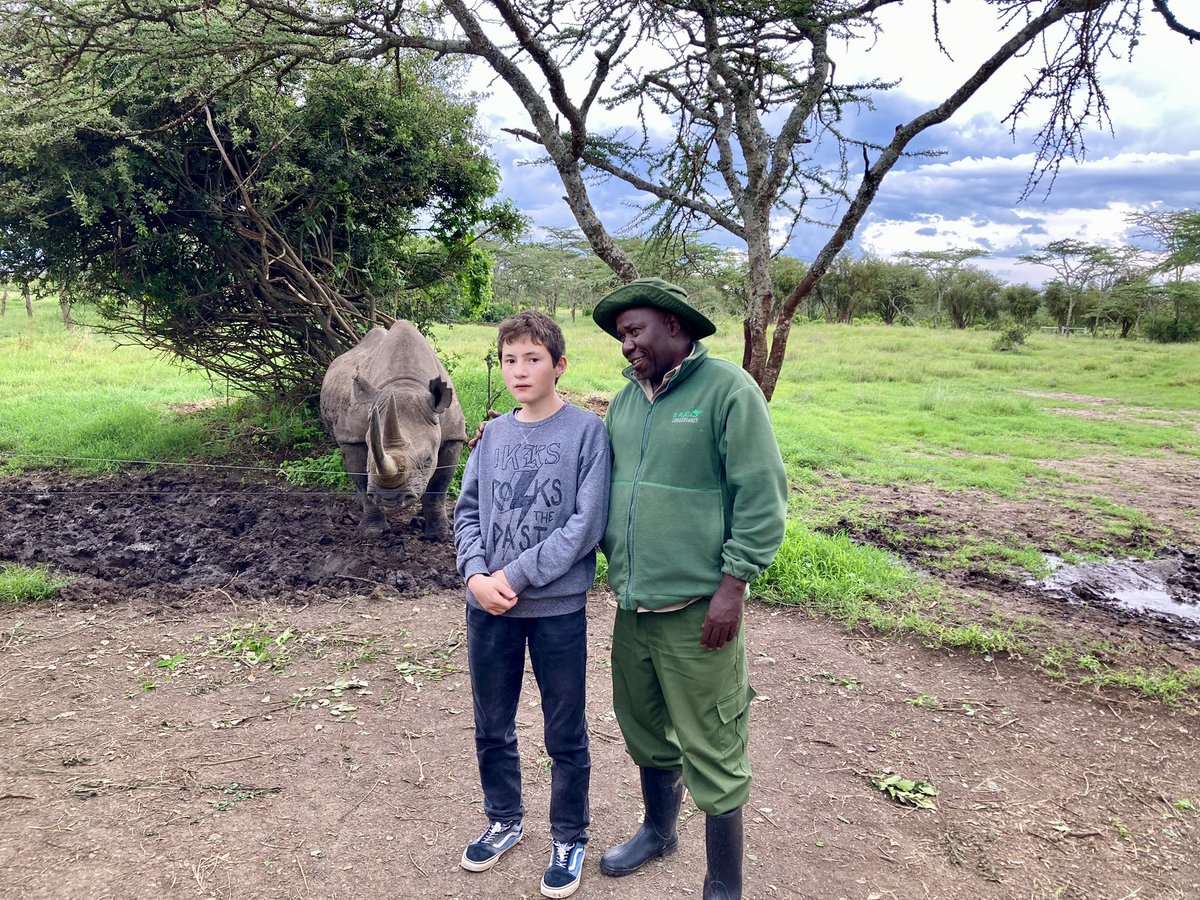On behalf of my son, Alexandre, who is too young for getting his own X s account, we wish #Baraka a happy birthday 🎂🦏

A special tribute to <a href="/OlPejeta/">Ol Pejeta</a> rangers whose dedication is unparalleled 

#Laïkipia #Kenya #WildlifeConservation