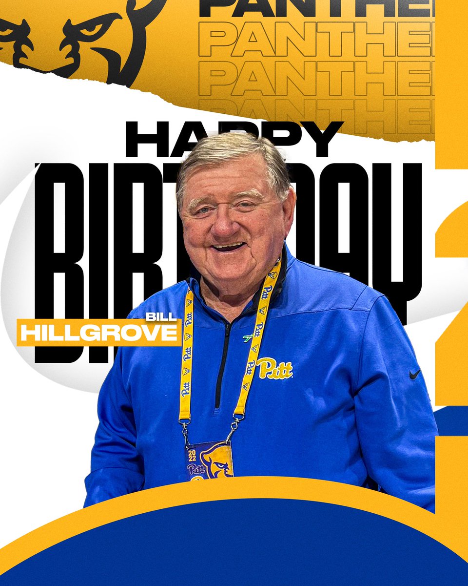 Happy Birthday to Bill Hillgrove 🎂

The voice of The Panthers for over 5 decades 💙💛

Here’s a thread of some of our favorite calls 🧵

#HailToPitt