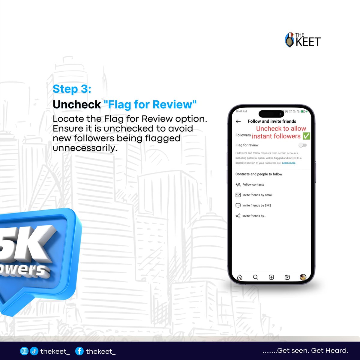 thekeet_'s tweet image. Before proceeding to gain followers from our platform. Please ensure to follow these simple steps to avoid any pending followers.
#TheKeet
#instagramalgorithm
#keepitsimple
#instagramrules