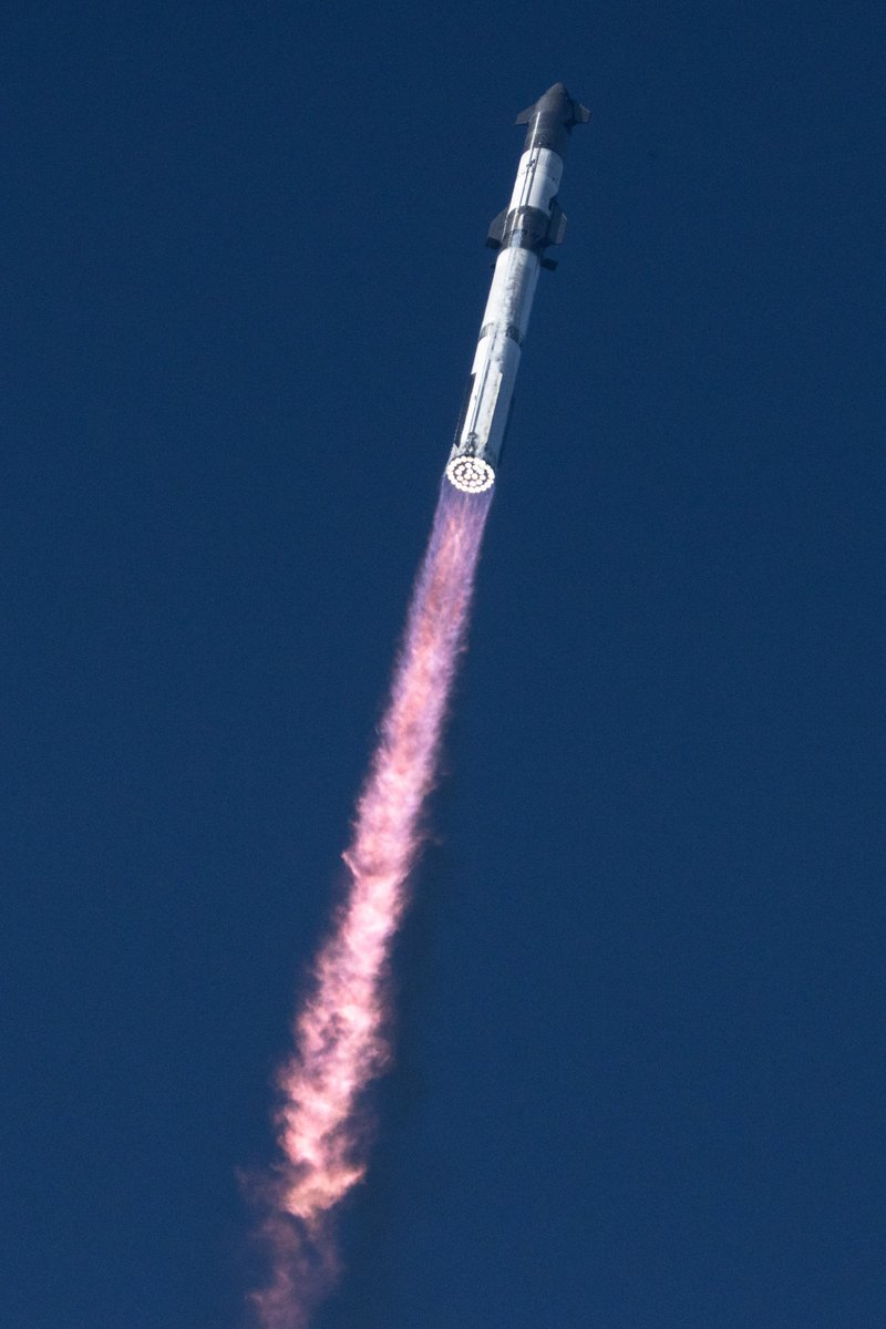 SpaceX's tweet image. Liftoff of Starship's sixth flight test