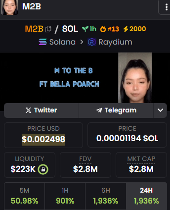 0xpeely's tweet photo. the banana does it everyday

sent on telegram, at $350k

now at $3m

and it's headed to $10m

the best place to eat caviar is on my telegram

🍌 https://t.co/bYMr5xkINf https://t.co/5gHreafbQG