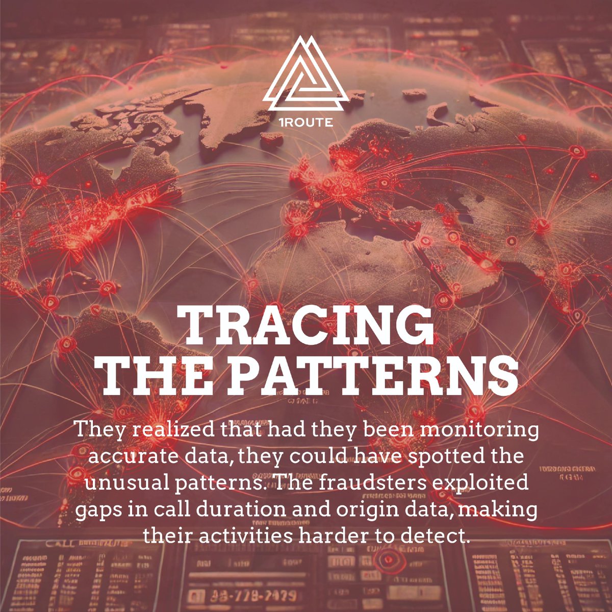 1RouteGroup's tweet photo. This case study shows how accurate call data can be your best defense against telecom fraud. With the help of 1Route’s tools, telecoms can detect suspicious activity in real-time and protect their networks. #TelecomFraud #DataAccuracy #1Route #TelecomTips https://t.co/StJAQh1d9a