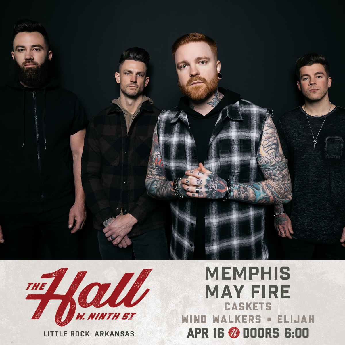 'Miles away' no more—Memphis May Fire is coming to Little Rock! We promise it's not 'make believe'. You better get early access at the link below, tickets go on sale Friday at 10am. 

(☆_☆) bit.ly/3Oodh3z