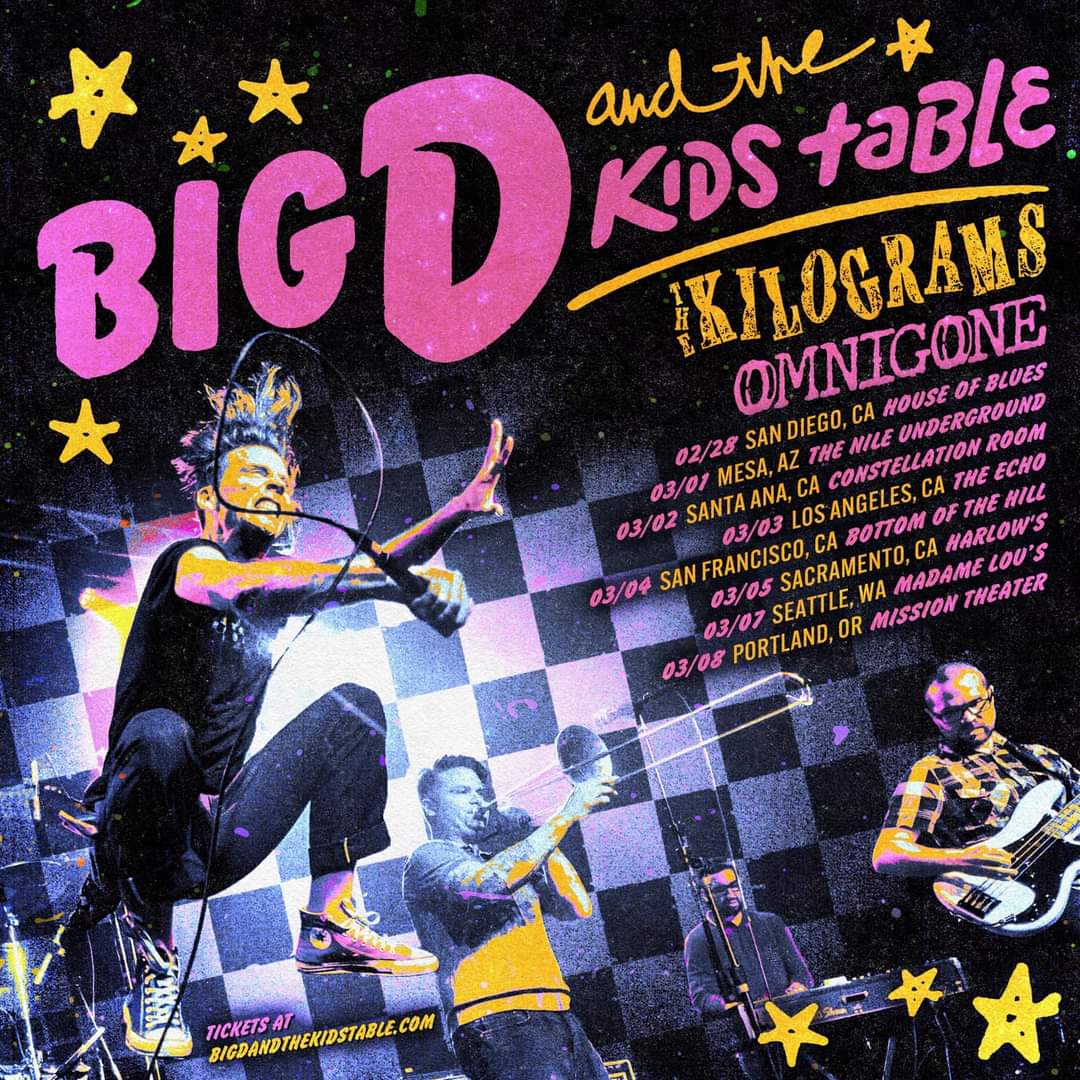 Asbestos Records (@asbestosrecords) on Twitter photo <a href="/BigDBoston/">Big D and the Kids Table</a> & <a href="/kilogramsband/">Thekilograms</a> are hitting the west coast! <a href="/BigDBoston/">Big D and the Kids Table</a> & <a href="/kilogramsband/">Thekilograms</a> are hitting the west coast!