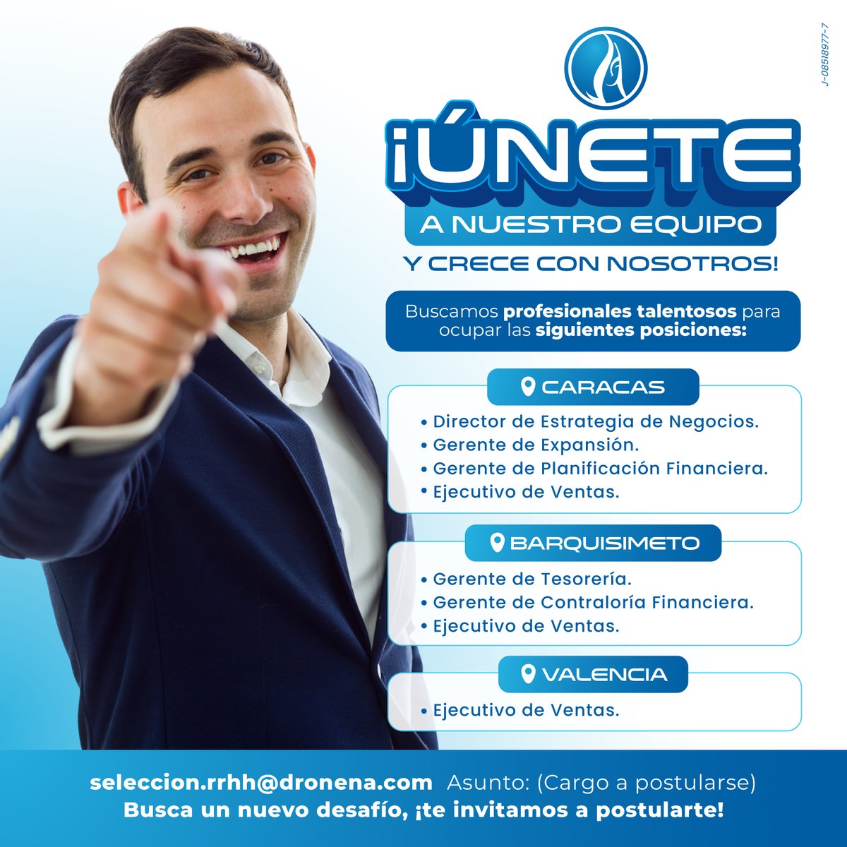 En Droguería Nena, C.A. estamos recibiendo nuevos talentos para diferentes cargos en Caracas, Barquisimeto y Valencia.   

Envíanos tu CV a seleccion.rrhh@dronena.com   

¡Postúlate y se parte de nuestra Gente Nena!

#Empleo #DrogueriaNena