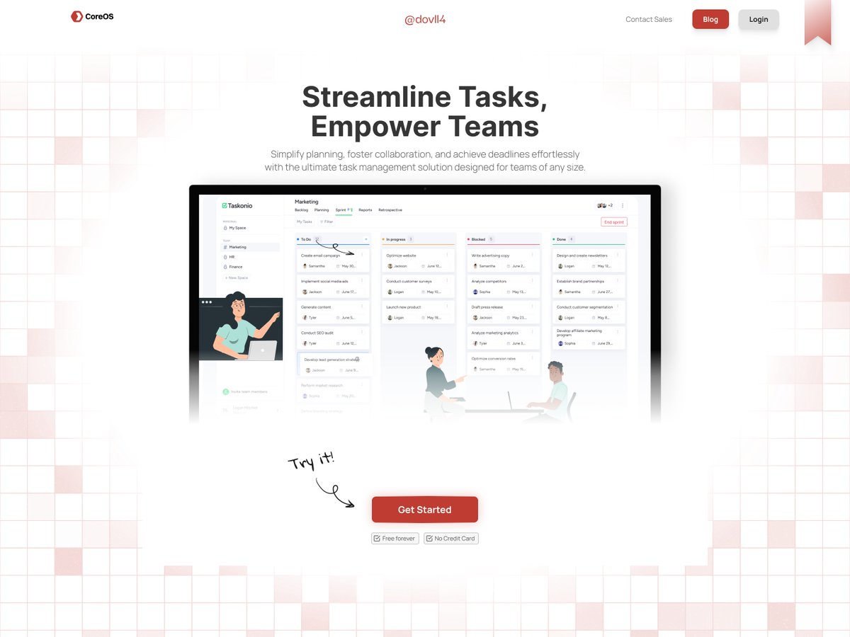 dovll4's tweet image. Lading page 🖥️