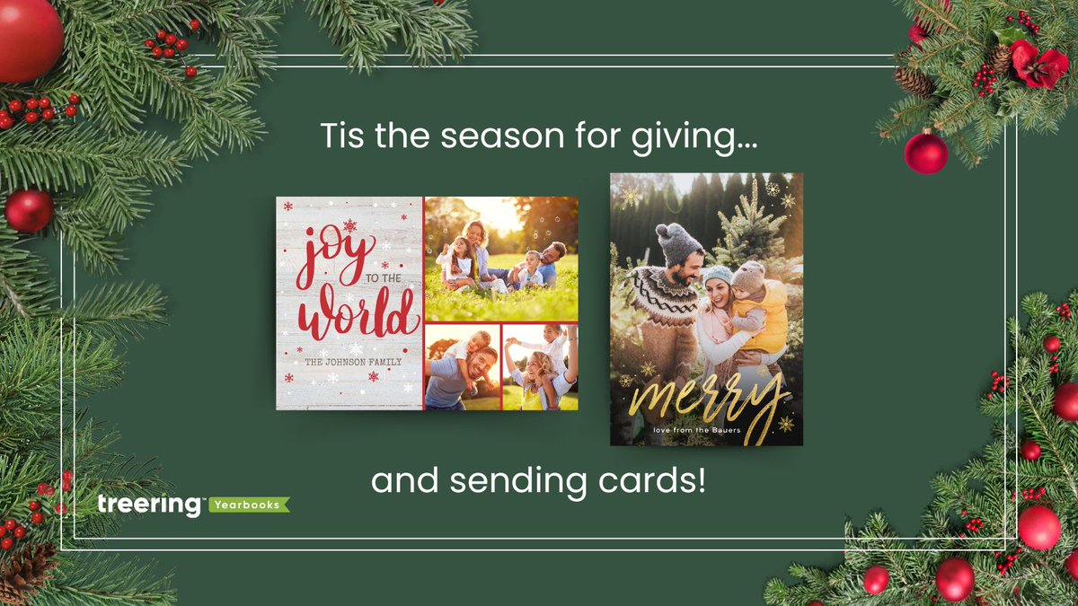 Treat your loved ones to a personalized Treering holiday card. We all love creating those lasting memories. Order yours today and spread the holiday cheer! 

ow.ly/5BNw50U8bNI 

#TisTheSeason #holidaycards #greetingcards #memories #memoriesallyearlong