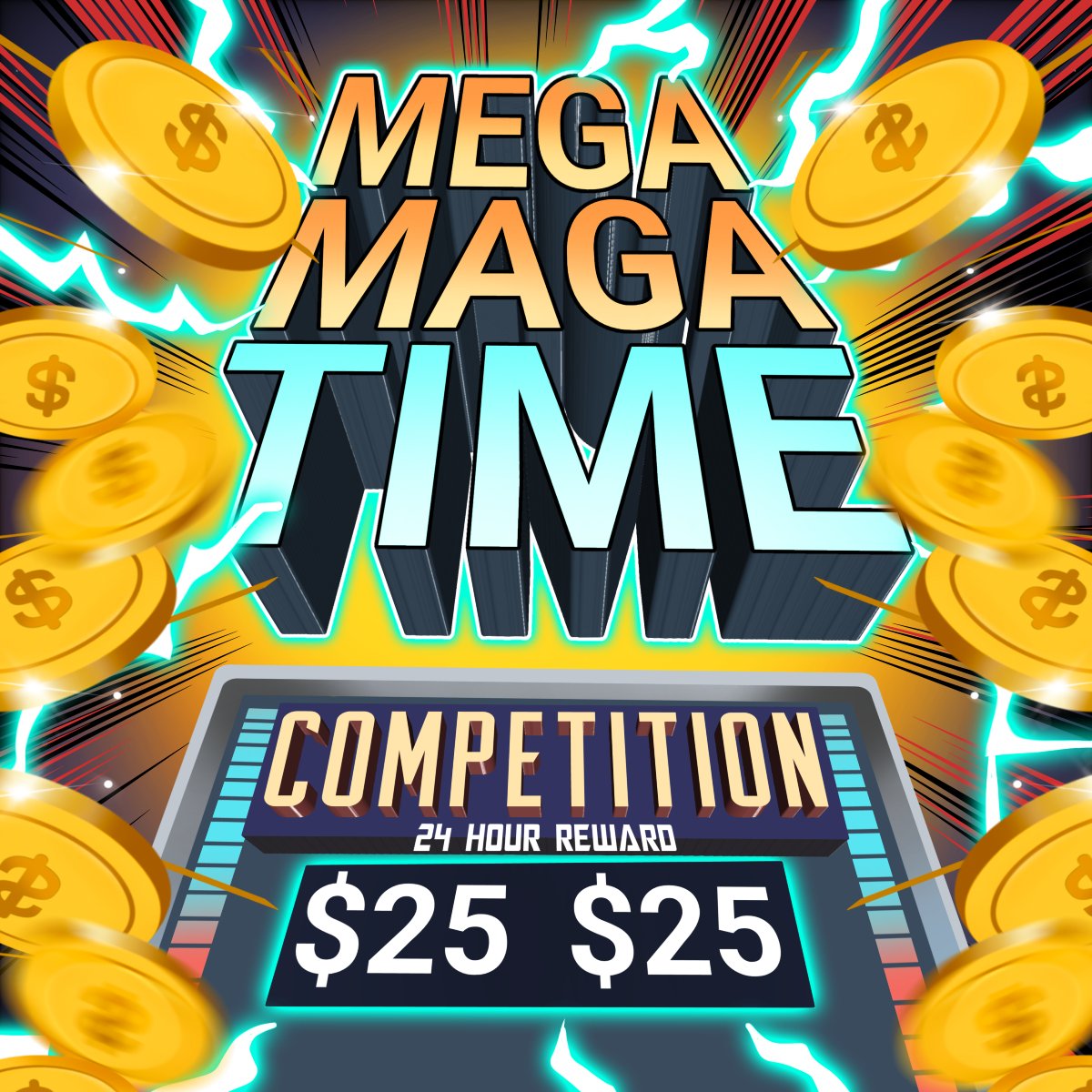 MAGA_TapGame's tweet photo. 🔥 New Day, New Competition! 🔥
Ready to out-tap everyone again? 🕹️ The next 24h starts NOW. Tap like a maniac and claim your $25 prize! 💰 No bots, no BS – just pure tap madness! 🚀
#MegaMAGA #TapFrenzy #CashChallenge #CompetitionTime #DegenFun #NonStopTapping #WinnerTakesAll https://t.co/I075tq8A06