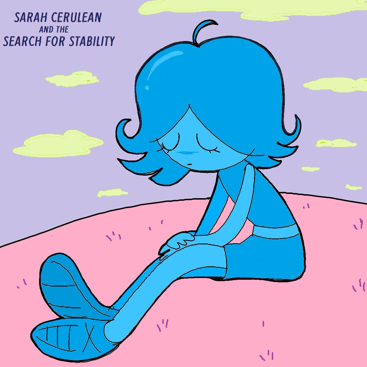 LochyAnimates's tweet image. 💙 artwork for a mock album 💙