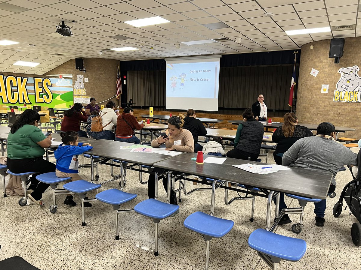 Our parents got to practice a speaking activity for TELPAS today during our Pastries with the Principal. They now know how to help their students at home. #transformingtogreatness