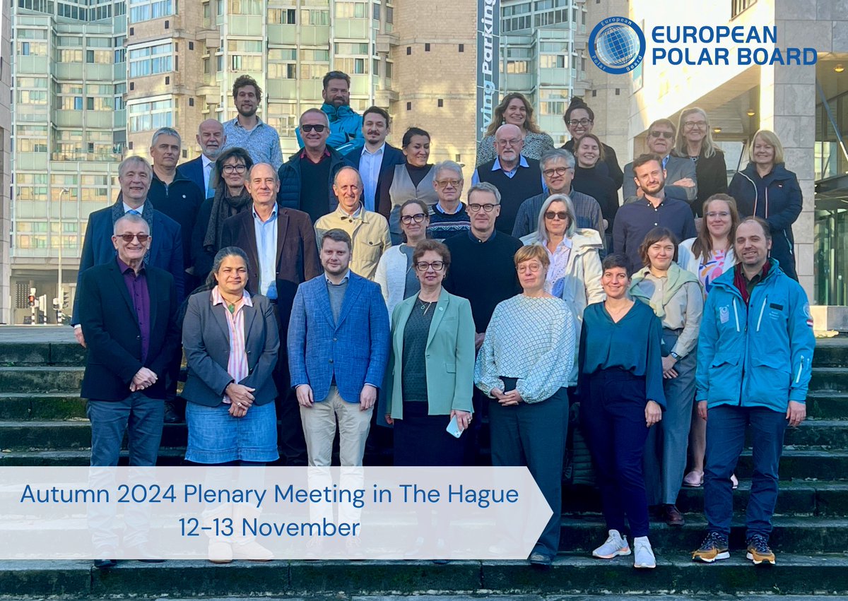 European Polar Board (EPB) (@eupolarboard) on Twitter photo Members of the EPB gathered in the Hague 🇳🇱 for its Autumn 2024 Plenary meeting last week! 🤝
The meeting took place at the Dutch Research Council (<a href="/NWONieuws/">NWO Nieuws</a>), where the EPB Secretariat has been hosted for the past 10 years. 🙌
➡️ Read more here: europeanpolarboard.org/news-events/ne… Members of the EPB gathered in the Hague 🇳🇱 for its Autumn 2024 Plenary meeting last week! 🤝
The meeting took place at the Dutch Research Council (<a href="/NWONieuws/">NWO Nieuws</a>), where the EPB Secretariat has been hosted for the past 10 years. 🙌
➡️ Read more here: europeanpolarboard.org/news-events/ne…