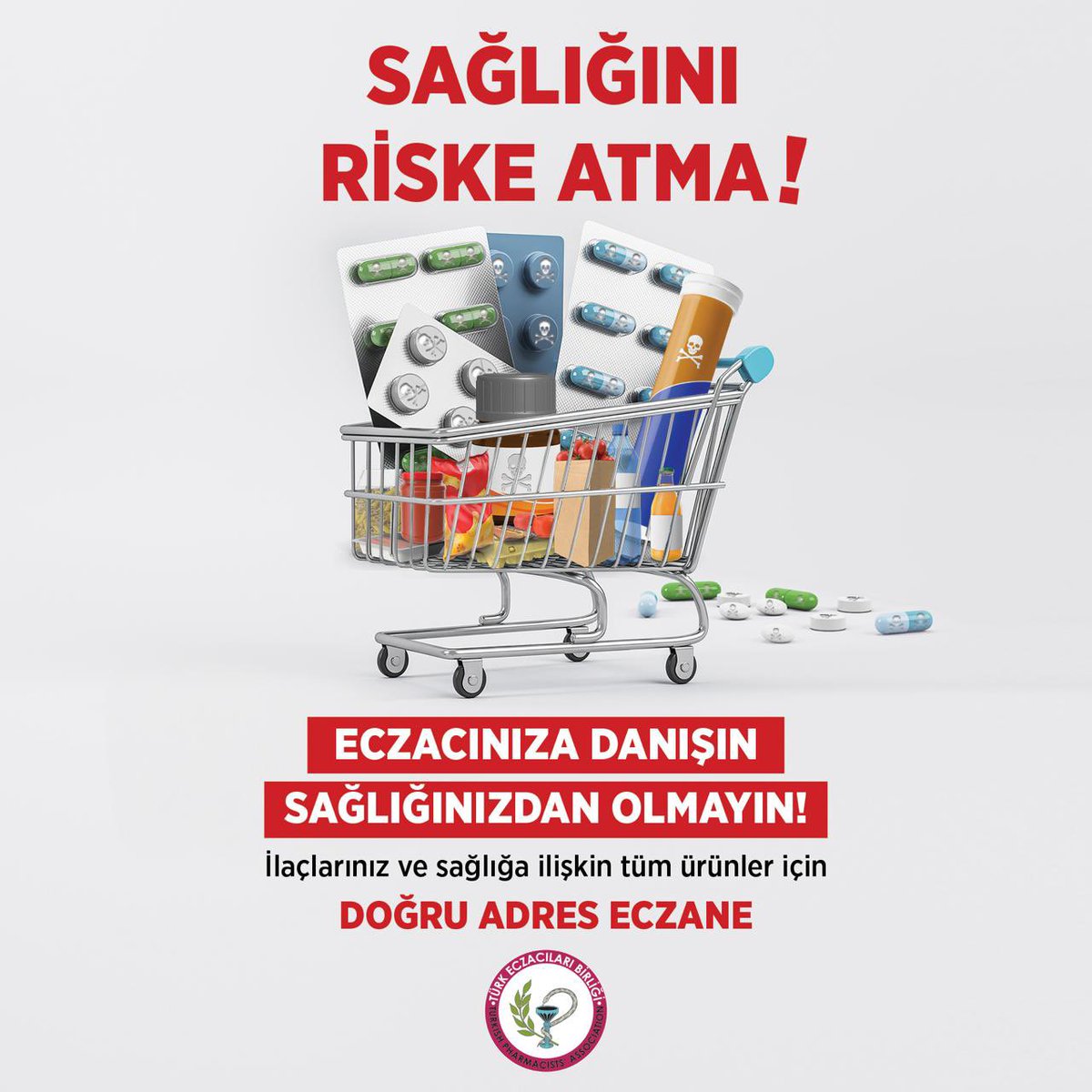 Sağlığını Riske Atma!

Eczacınıza Danışın 
Sağlığınızdan Olmayın

İlaçlarınız ve Sağlığa İlişkin Tüm Ürünler için
DOĞRU ADRES ECZANE

#DoğruAdresEczane 
#EczacıVarsaHayatVar