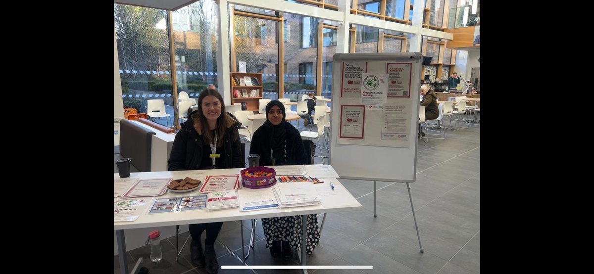 East Ren Pharmacy Team promoting anti microbial stewardship today for #WAAW2024 <a href="/NHSGGCPharmacy/">NHSGGC - Pharmacy Services</a> <a href="/erhscp/">East Renfrewshire Health & Social Care Partnership</a>