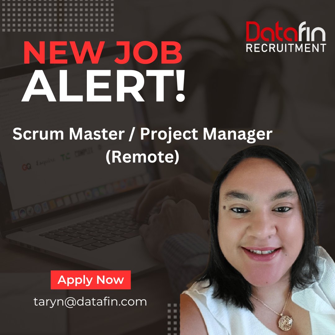 DatafinSA's tweet image. A provider of cutting-edge Tech Applications seeks to fill the dual role of a Scrum Master/Project Manager who will play a vital role in facilitating Agile processes.

Apply here - datafin.com/job/scrum-mast…

#scrummasterprojectmanager #datafinrecruitment