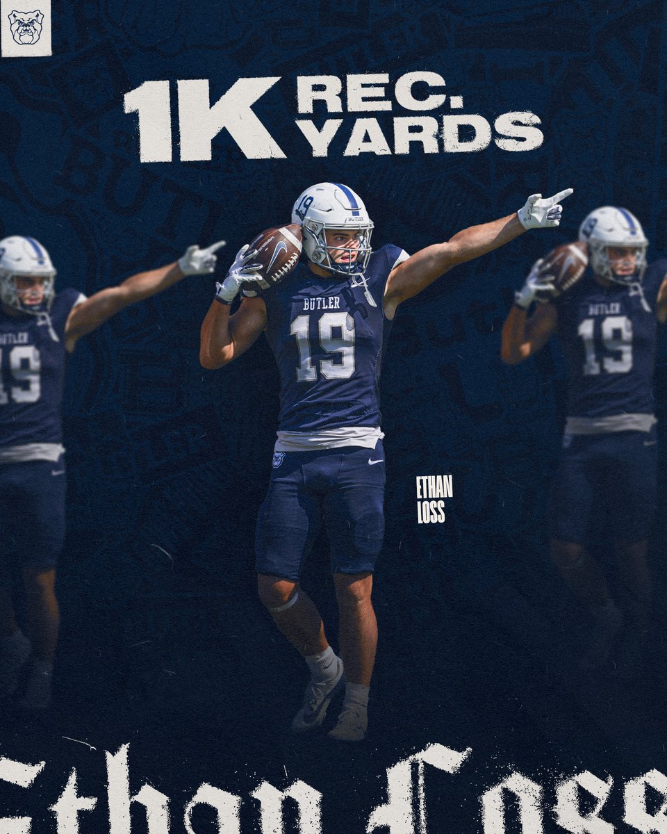 Butler Football (@butlerufootball) on Twitter photo 1๏ธโฃ0๏ธโฃ0๏ธโฃ0๏ธโฃ and countingโผ๏ธ
Huge congrats to our guy <a href="/LossEthan/">Ethan Loss</a> on the milestone๐ 1๏ธโฃ0๏ธโฃ0๏ธโฃ0๏ธโฃ and countingโผ๏ธ
Huge congrats to our guy <a href="/LossEthan/">Ethan Loss</a> on the milestone๐