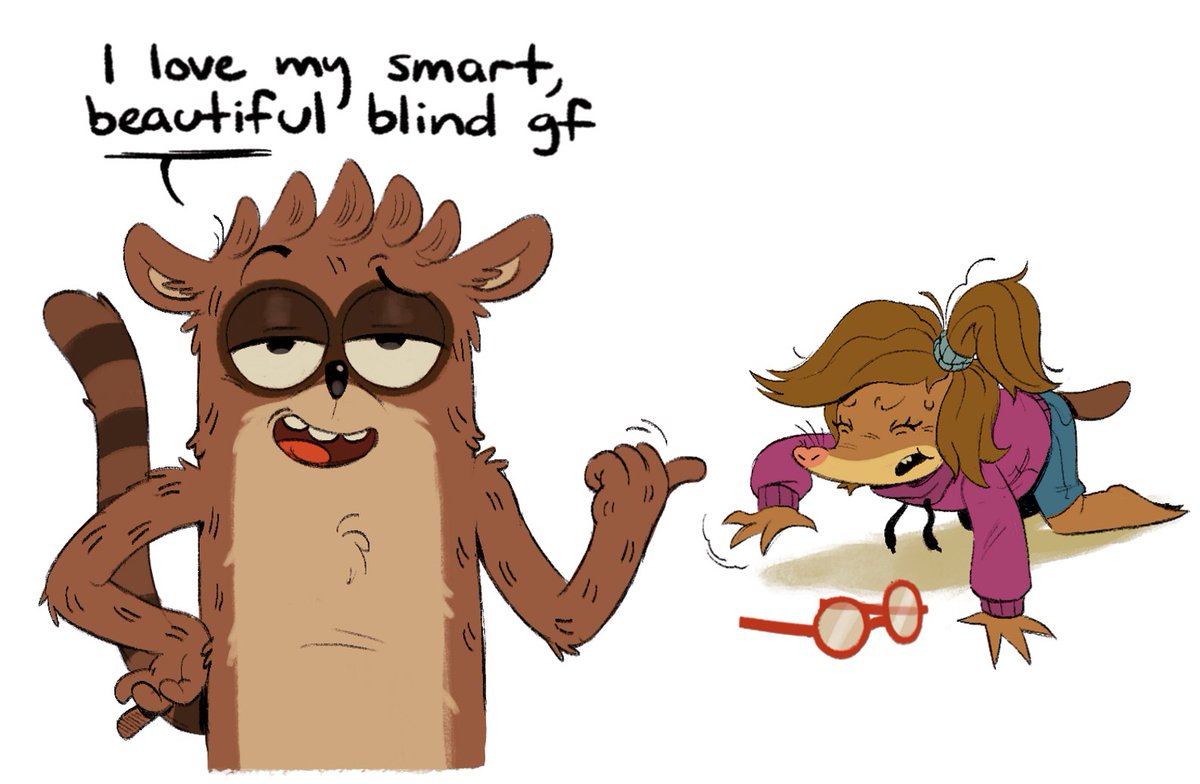 her design always confused me 
#regularshow #eileen #redesign