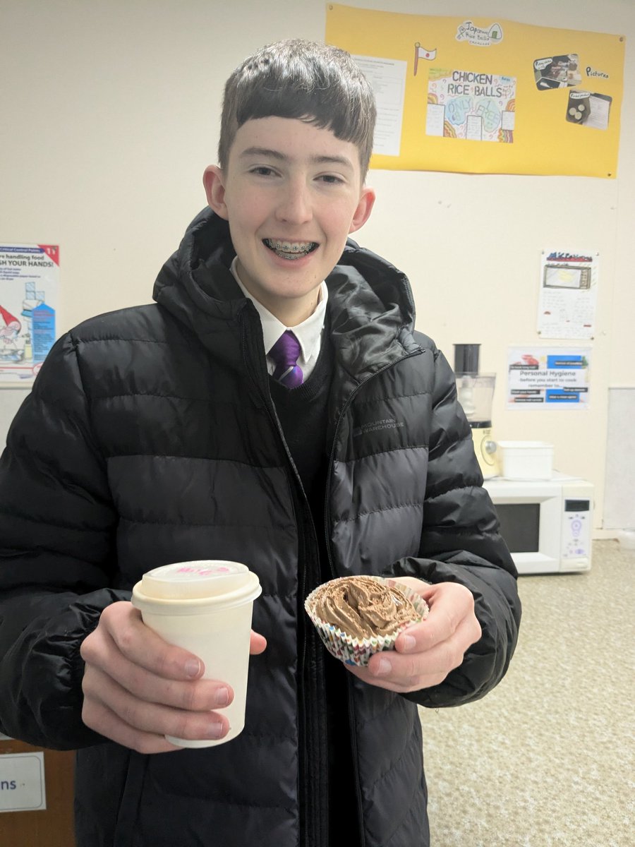 Oma Kitchens delivery subscriptions have increased with the colder weather. Today students were making sure to have alternative options for our members who have dietary requirements. C was very chuffed with the special GF batch of cupcakes! Well done L6Hosp <a href="/OldieHWB/">Oldmachar HWB</a> <a href="/oldmachar/">Oldmachar Academy</a>