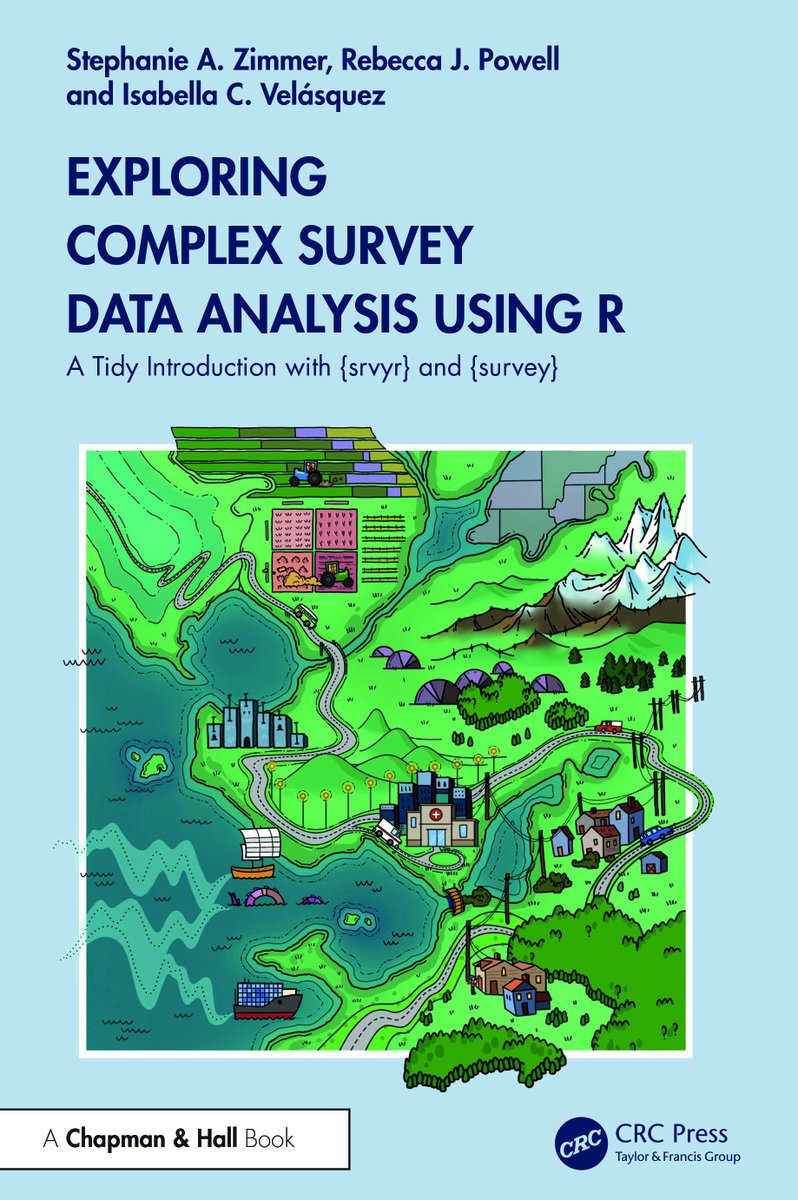 Lara Spieker (@lara_crc) on Twitter photo 🥳 Happy publication day to this gem of a book on #survey #data #analysis with #RStats and #tidy! To celebrate, we are giving away one copy to a lucky winner, to enter, re-post this and follow me by Nov 24. Cover by the wonderful <a href="/allison_horst/">Allison Horst</a>. Giveaway not affiliated with X. 🥳 Happy publication day to this gem of a book on #survey #data #analysis with #RStats and #tidy! To celebrate, we are giving away one copy to a lucky winner, to enter, re-post this and follow me by Nov 24. Cover by the wonderful <a href="/allison_horst/">Allison Horst</a>. Giveaway not affiliated with X.
