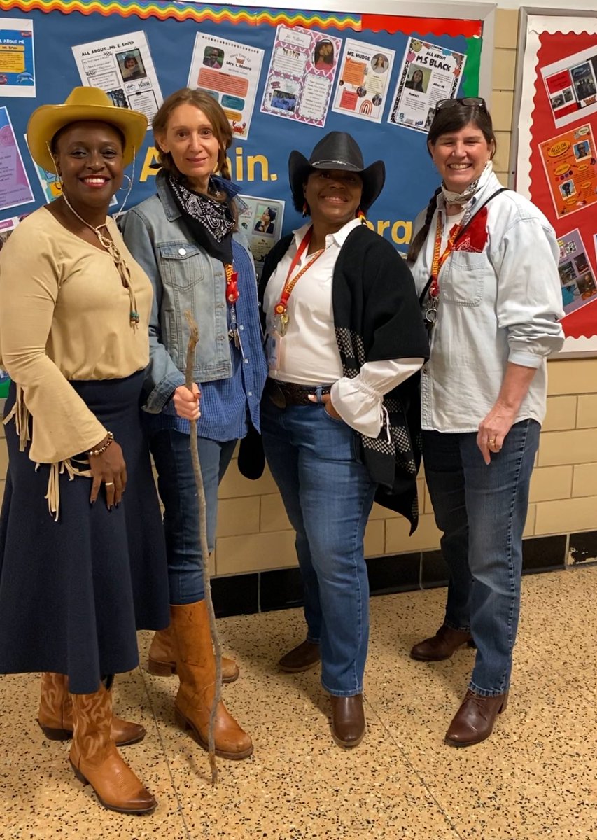 Howdy y’all from the Admin Team on Western Spirit Day!