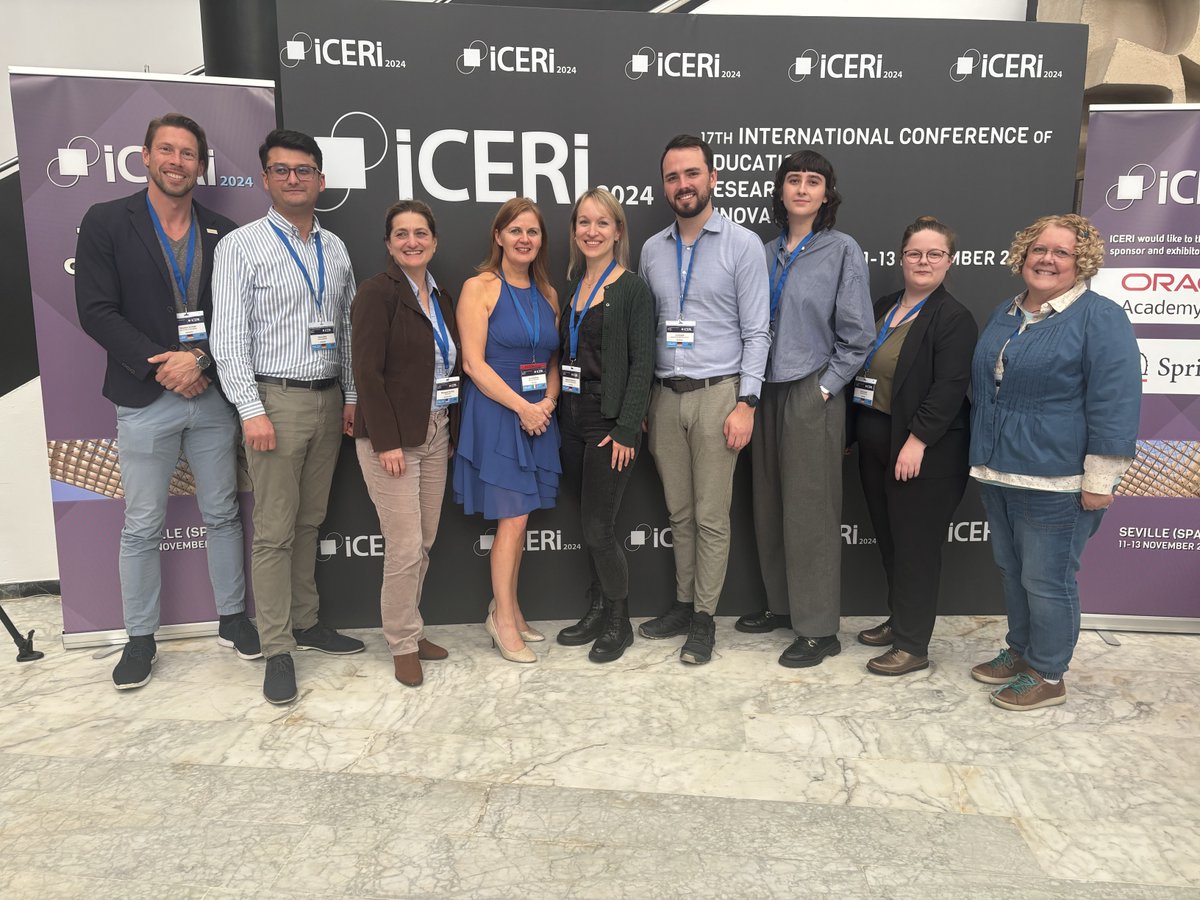 SETU Centre for Academic Practice (@setu_ctel) on Twitter photo CTEL at ICERI2024
Well done to our <a href="/SETUIreland/">South East Technological University</a> colleagues from South <a href="/setu_ctel/">SETU Centre for Academic Practice</a> - Neill Wylie, Emmett Cullinane, and Laura McGibney who presented their work at the recent International Conference for Education, Research and Innovation (ICERI) 2024 iated.org/iceri/ CTEL at ICERI2024
Well done to our <a href="/SETUIreland/">South East Technological University</a> colleagues from South <a href="/setu_ctel/">SETU Centre for Academic Practice</a> - Neill Wylie, Emmett Cullinane, and Laura McGibney who presented their work at the recent International Conference for Education, Research and Innovation (ICERI) 2024 iated.org/iceri/