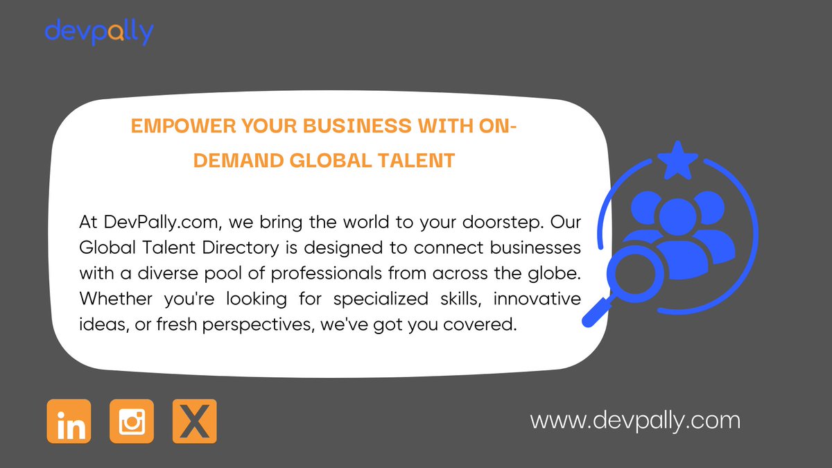 DevPally_'s tweet image. #GlobalTalent
#DiversityAndInclusion
#OnDemandWorkforce
#DevPallyCommunity