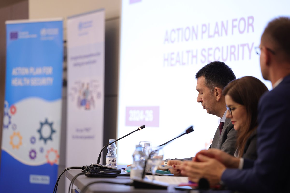 WHO_Europe's tweet photo. Over 30 participants from across sectors came together with ongoing direct support from WHO and financial assistance from @eu_near 🇪🇺 to develop #NAPHS. 

It will advance health security by engaging partners, securing resources and building capacities for implementing #IHR(2005). https://t.co/OrBGxePOuo