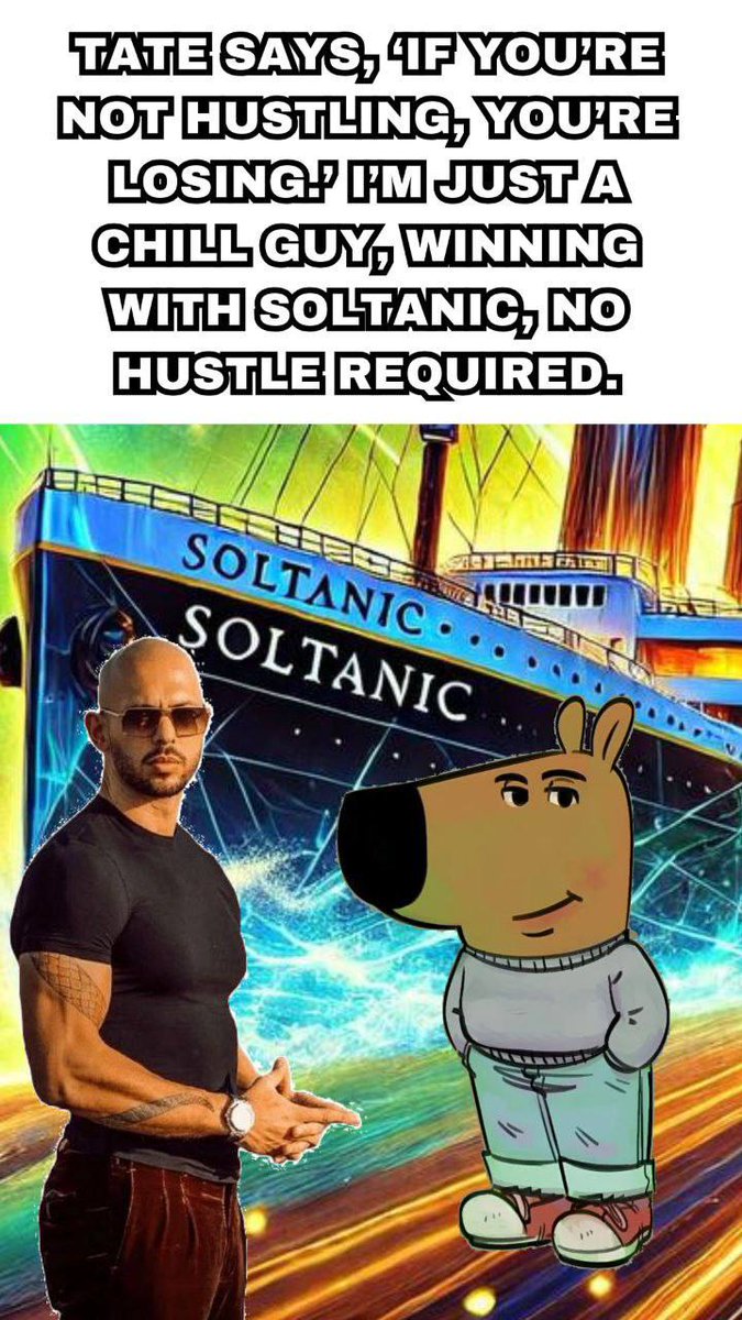 Soltanic1's tweet photo. The community sent you SOLTANIC, you became a #SLC hodler @Cobratate 🚀❤️‍🔥
#Soltanic #Sol #Solana #Chillguy #meme https://t.co/Kv3vHdqmfy