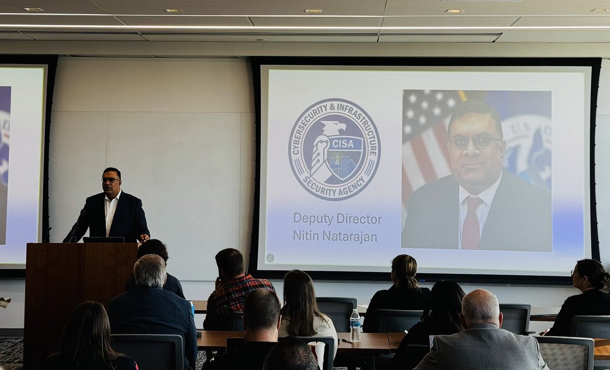 Christopher A. Longhurst, MD (@calonghurst) on Twitter photo Thank you <a href="/CISAgov/">Cybersecurity and Infrastructure Security Agency</a> Deputy Director Natarajan for kicking off the <a href="/UCSDHCyber/">UC San Diego Center for Healthcare Cybersecurity</a> Academic Symposium! Thank you <a href="/CISAgov/">Cybersecurity and Infrastructure Security Agency</a> Deputy Director Natarajan for kicking off the <a href="/UCSDHCyber/">UC San Diego Center for Healthcare Cybersecurity</a> Academic Symposium!