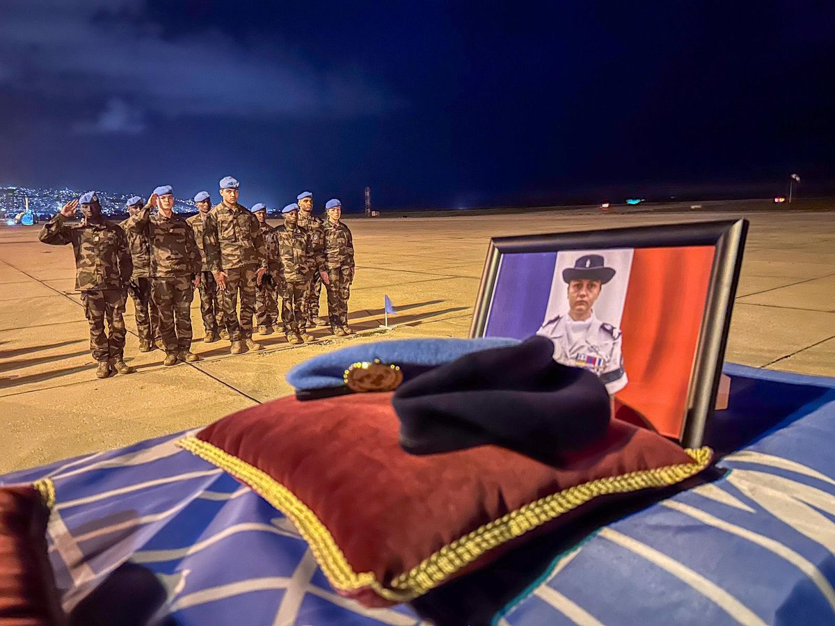 UNIFIL (@unifil_) on Twitter photo Today, UNIFIL Head Lt. Gen. <a href="/aroldo_lazaro/">Aroldo Lázaro (Archived)</a> and the Lebanese Armed Forces honored Sgt. Fany Claudin, a 23-year-old French peacekeeper who died in a road accident in south Lebanon. She will always be remembered for her dedication to peace. Today, UNIFIL Head Lt. Gen. <a href="/aroldo_lazaro/">Aroldo Lázaro (Archived)</a> and the Lebanese Armed Forces honored Sgt. Fany Claudin, a 23-year-old French peacekeeper who died in a road accident in south Lebanon. She will always be remembered for her dedication to peace.