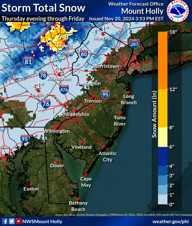 NWS Mount Holly tweet media