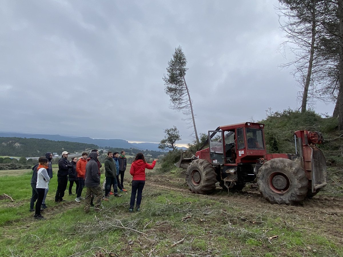 Lluís Coll (@lcoll_) on Twitter photo Field visit with forestry students of <a href="/ETSEAFIV_UdL/">ETSEAFIV_UdL</a> & <a href="/multivac42/">Aitor Ameztegui</a> to see silvicultural treatments on Aleppo pine: sanitary cuttings (Diplodia damages), transformation to wood-pasture systems & diversification treatments.
Thanks <a href="/elenatofe/">Elena Tomàs Ferré 🌲</a> for your time and detailed explanations! Field visit with forestry students of <a href="/ETSEAFIV_UdL/">ETSEAFIV_UdL</a> & <a href="/multivac42/">Aitor Ameztegui</a> to see silvicultural treatments on Aleppo pine: sanitary cuttings (Diplodia damages), transformation to wood-pasture systems & diversification treatments.
Thanks <a href="/elenatofe/">Elena Tomàs Ferré 🌲</a> for your time and detailed explanations!