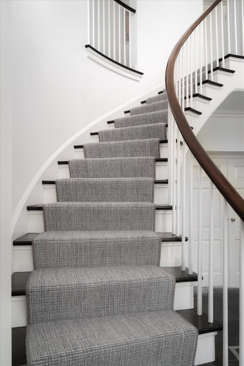 FLOOR360 is uniquely capable of instaling a custom carpet stair runner unique to you and your home