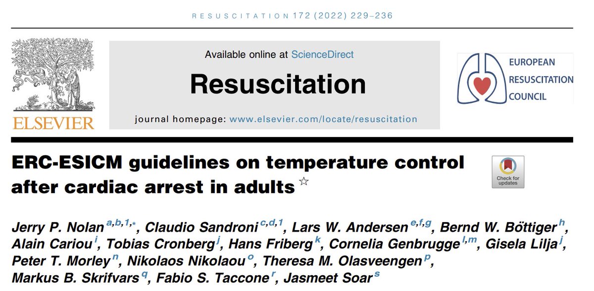 ffsemeraro's tweet image. #TemperatureControl #Communication To cool or not to cool, this is the dilemma #ERC #ESICM #EUSEM #ESAIC #ILCOR
I want to tell you a story about science, humans, and AIs. In recent months, guidelines and articles on temperature control in cardiac arrest patients have exchanged…