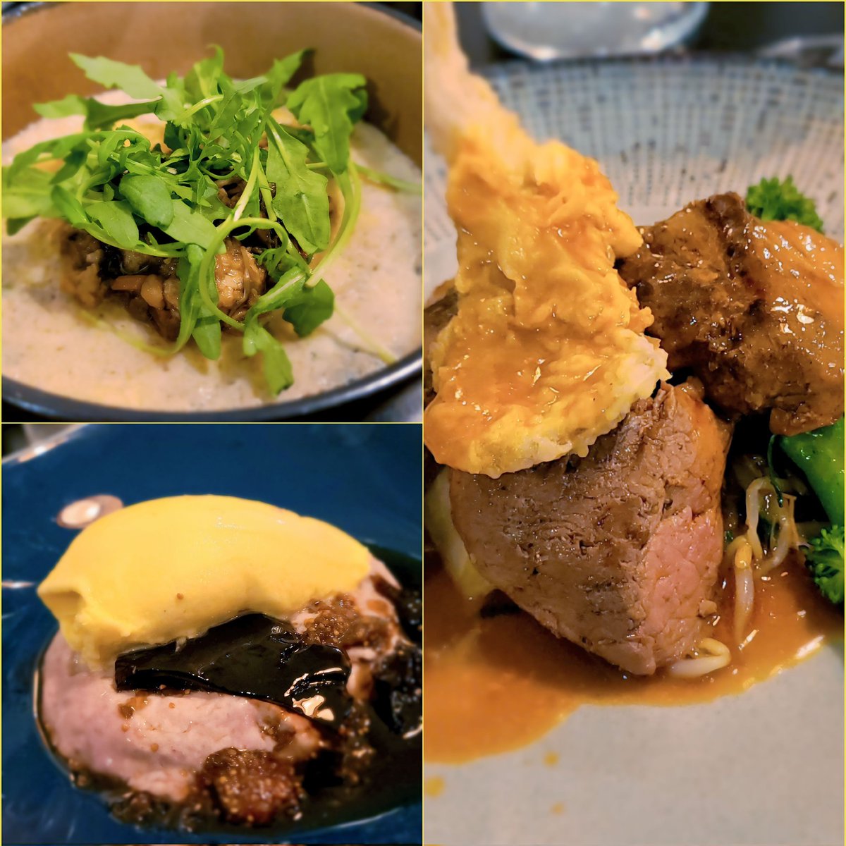 HRPurin0128's tweet photo. フランスの思い出🇫🇷

ディジョン最終日🍀*゜
フランスでウチの仕事を受けてくれた会社の方々と和気あいあいディナー😋
中華テイストを活かしたフランス料理屋さん(*´ω`*)
ホタテたっぷりの茶碗蒸し風～牛フィレ𓌉𓇋 🥩
火の入れ方が素敵✨
最終日も美味しく頂きました😋
 #たけうちーむ https://t.co/9AllUK9PCy