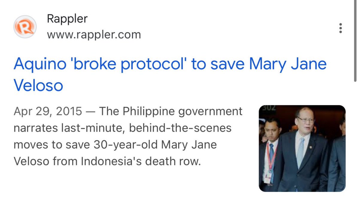 Maraming Salamat, PNoy! 🎗️💛🇵🇭🫡

It was on PNoy’s time that Mary Jane Veloso was granted a temporary reprieve.

Please lang po give credit where credit is due!