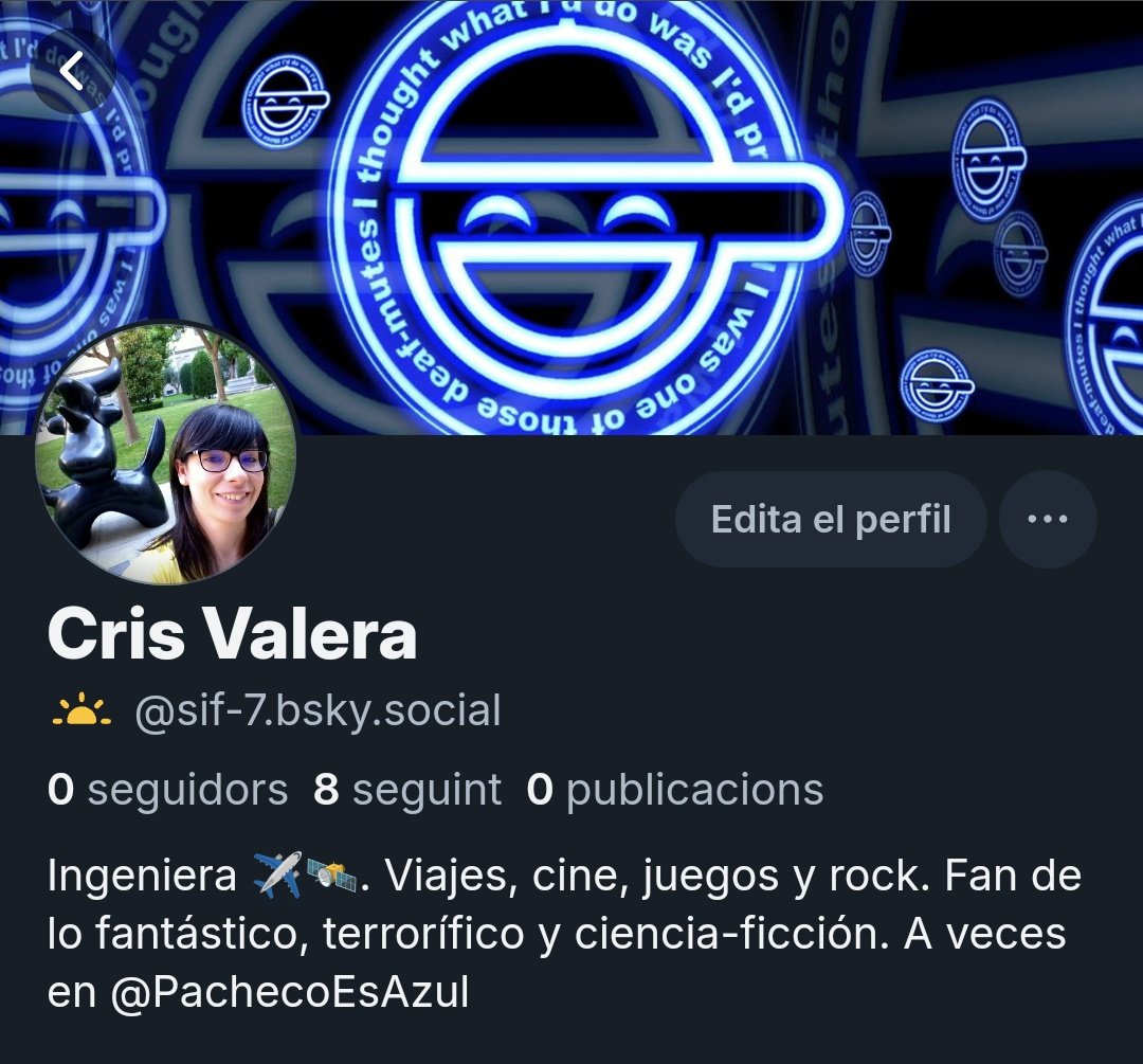 Otra que se pasa a #BlueskySocial ... Por aquí me tenéis también 🦋

bsky.app/profile/sif-7.…