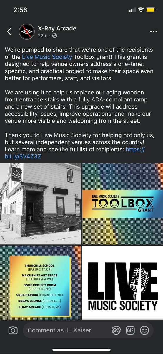 the club is bad at twitter so here i am keeping you up to speed. i’m really excited to get an ADA compliant ramp and a new set of stairs in our front entrance to bring us a little closer to being accessible to EVERYONE. more to come. ❤️