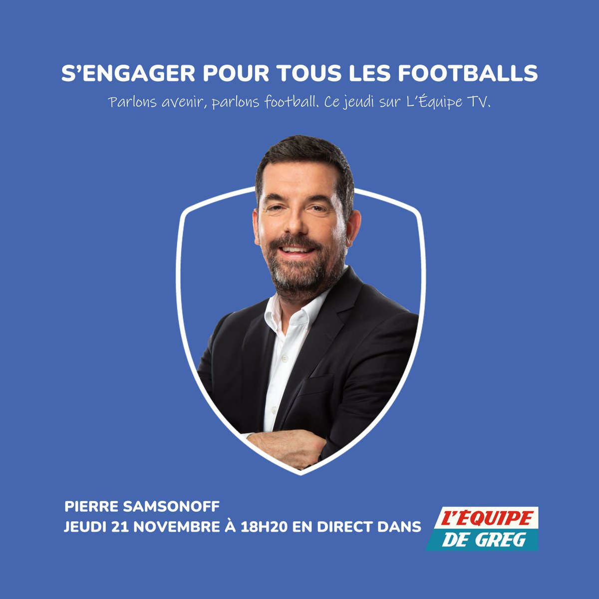 🎙️ Pierre Samsonoff sur le plateau de <a href="/lequipedegreg/">L'ÉQUIPE de Greg</a> 
 📺 Rendez-vous ce jeudi 21 novembre à 18h20 sur La Chaîne L'Équipe !
👇
