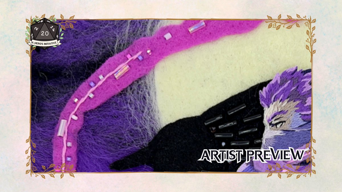 Exploring a different medium with ranger Shinso and some crows, page artist <a href="/beabzebub/">𝔅𝔢𝔞𝔟𝔷𝔢𝔟𝔲𝔟</a> has embellished some embroidery for us. See it in our zine! 

🐦‍⬛Our Shop is OPEN🐦‍⬛
Link in pinned