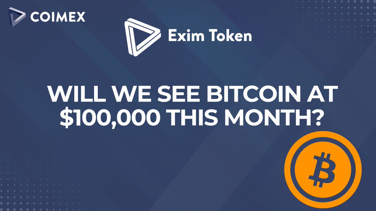 CoimexGlobal's tweet photo. 🚀 Do you think Bitcoin will finally break $100,000 this month?
While Bitcoin revolutionized money, Exim Token is doing the same for foreign trade. 🌍
💡 It’s the Bitcoin of international trade, unlocking decentralized opportunities for businesses worldwide.
#Crypto #EximToken #ForeignTrade
#RWA #DeFi #crypto #blockchain #Coimex
