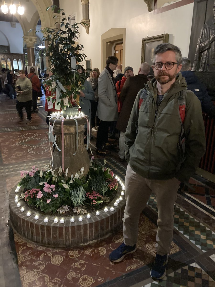 I attended the Leeds Trans Day of Remembrance Service today, on behalf of <a href="/LeedsGreenParty/">Leeds Green Party</a> to remember the 350 lives lost across the world this year in acts of anti-transgender violence. Thanks for the moving and defiant speeches and beautiful, creative poems. #TDoR2024