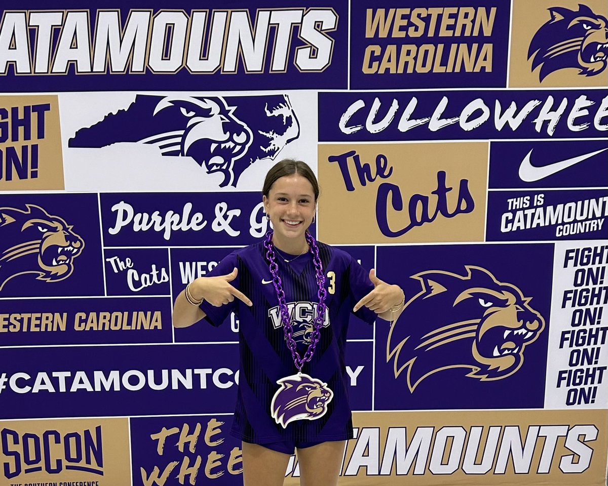 kate_schmidler's tweet photo. I am so blessed to announce my D1 verbal commitment to Western Carolina University! Thank you Coach Chad and Coach Andrew for believing in me and thank you to my family, friends, and coaches for all the support! Go catamounts! 💜🤍
@catamountsoccer @tikitakaklu @SCUnited_FC https://t.co/ktom28m3Rt