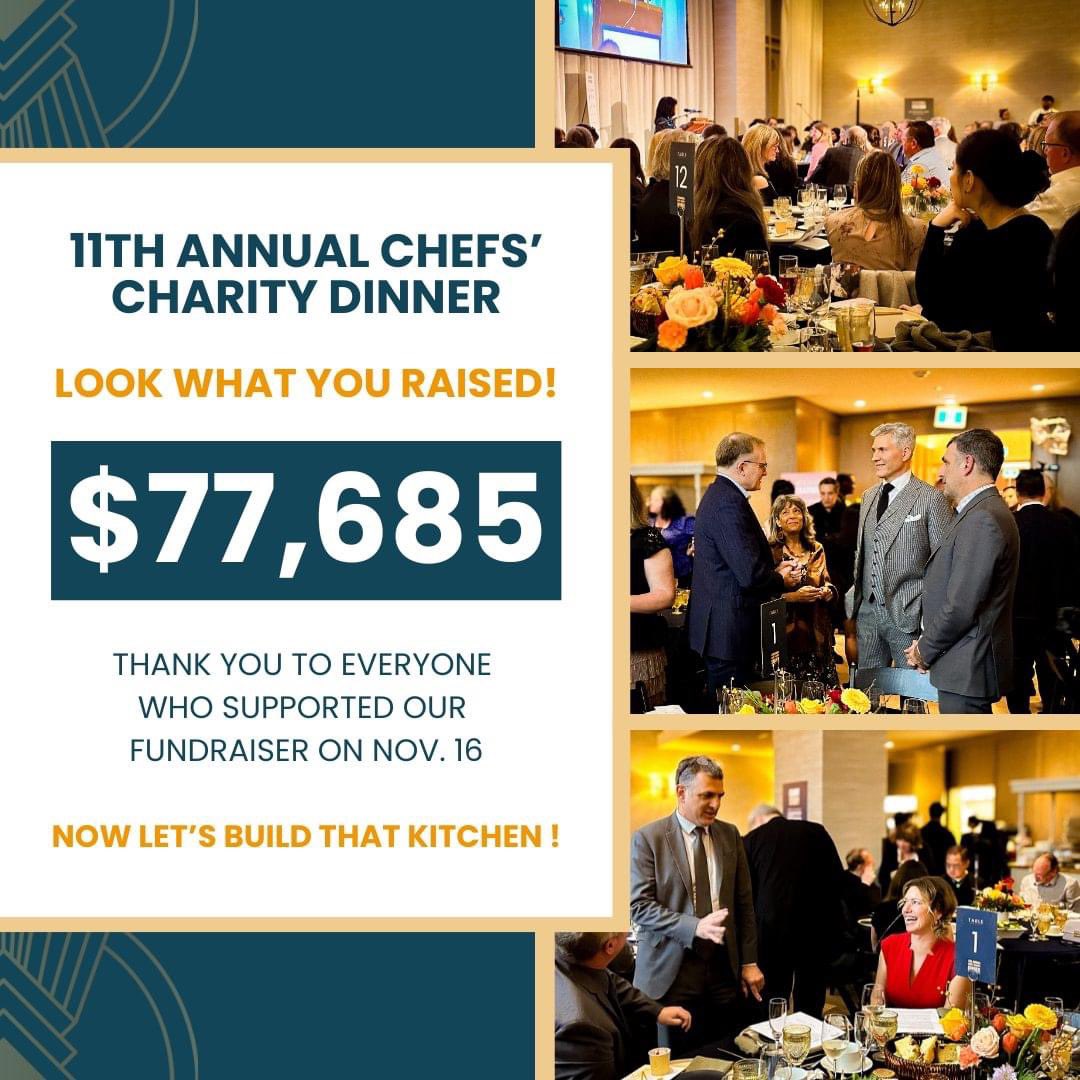DansLegacyBC's tweet image. On Saturday, November 16, 118 guests gathered for our 11th Annual Chefs’ Charity Dinner. 

Together, we raised an amazing $77,685 to support at-risk youth! 

These funds will go towards our trauma-informed, no-barrier counselling programs and our new "Build a Kitchen" campaign.