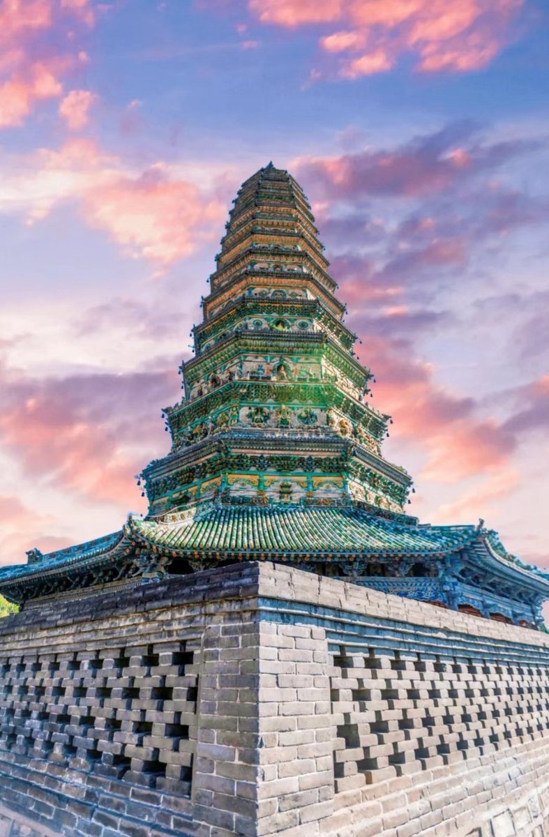 山西琉璃塔！＃古建筑